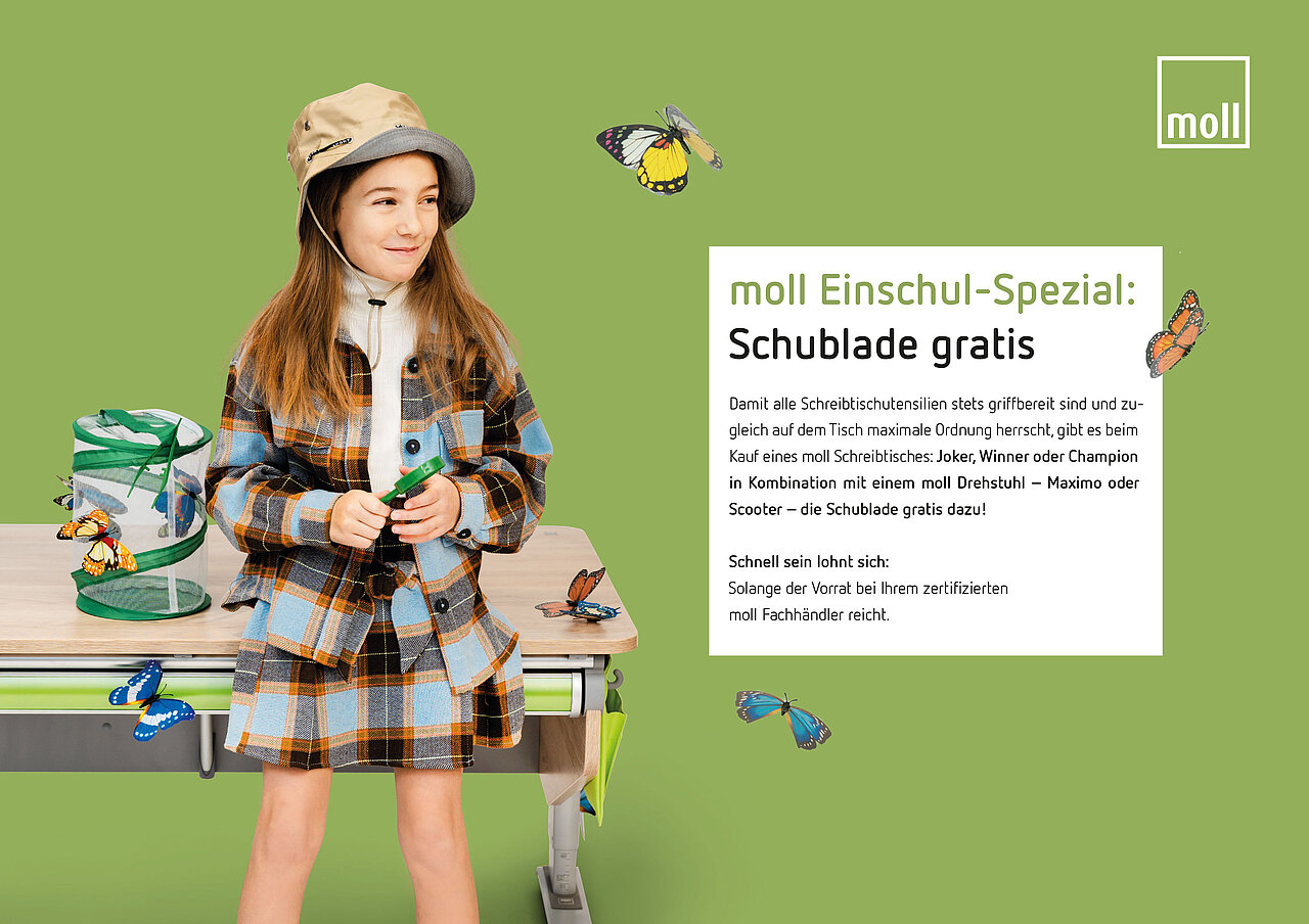 moll Einschul-Spezial: Schublade gratis